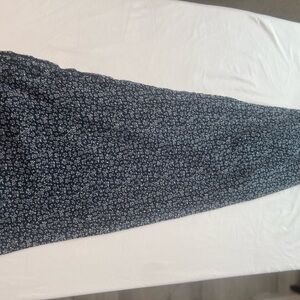 Abercrombie & Fitch Navy and White Floral Skirt